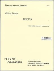 ARIETTA ALTO CLARINET SOLO cover
